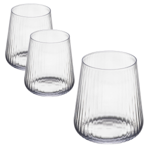 Komplet szklanek ROSSO 480ml 3 sztuki